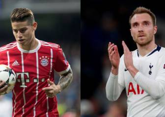 James o Eriksen: ¿quién aportó más en la 2018-2019?