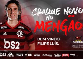 El Flamengo hace oficial el fichaje de Filipe Luis: 