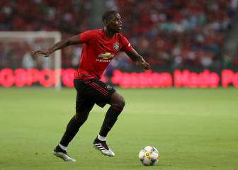 Pogba jugó 30 minutos después de no entrenarse con el United