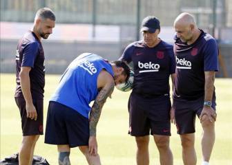 Messi injured in training and a doubt for start of Liga season