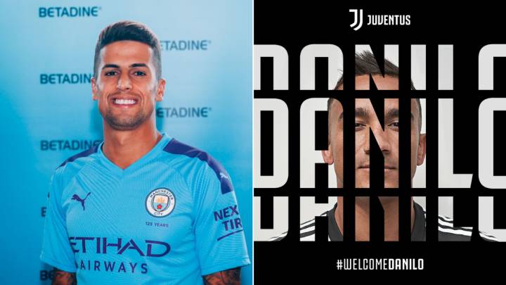 Oficial: Cancelo ficha por el City y Danilo se va a la Juventus