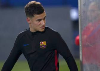 Coutinho se entrenó a horas de cerrar el mercado Premier