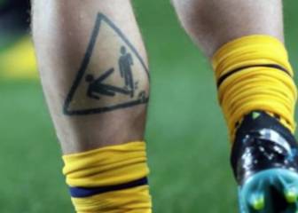 La patada con que De Rossi 'homenajeó' a su famoso tatuaje