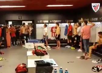 El loco recibimiento al héroe del Athletic ante Barcelona
