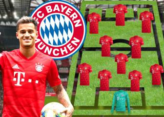 El temible XI del Bayern con Coutinho: ¿lograrán la triple corona?