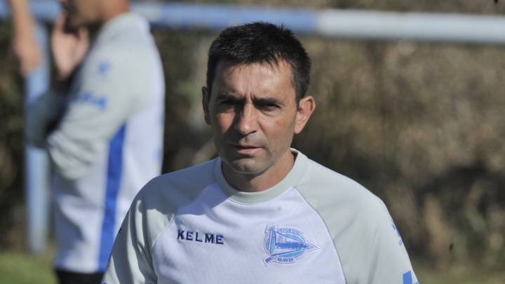 Asier Garitano, entrenador del Alavés