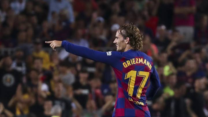 La mano de Griezmann