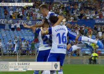 El VAR premia el esfuerzo del Zaragoza que dormirá líder