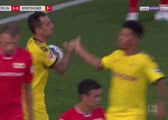 Jadon Sancho, Alcácer y gol: la asociación del Dortmund