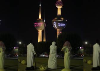 Qatar 2022 official emblem beamed around the world