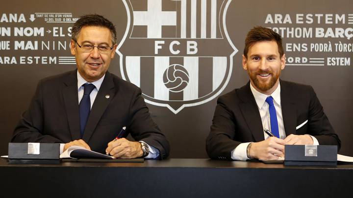 Messi can leave Barcelona next year