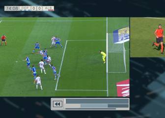 El VAR, decisivo para la victoria del Albacete en Riazor