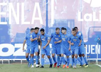 El Fuenlabrada se hace fuerte a balón parado