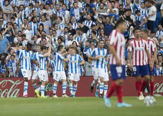 La Real supera a un Atleti sin ideas en el reestreno de Anoeta