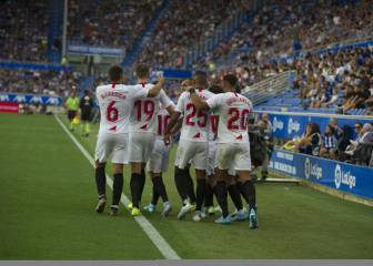 Un gol de Joan Jordán devuelve al Sevilla a la primera plaza