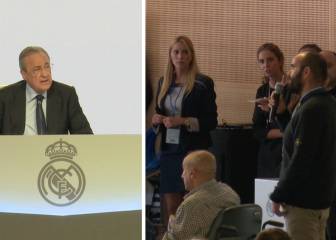 Las discusiones de Florentino con los socios del Real Madrid durante la Asamblea 2019-2020