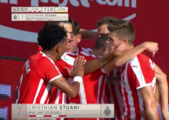 Stuani sella de penalti el triunfo del Girona ante Las Palmas