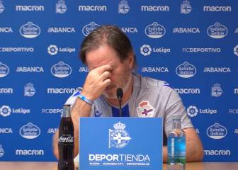 Anquela acaba muy caliente con la prensa del Depor: 