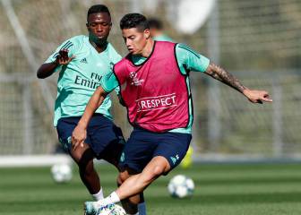 James out of Club Brugge game with knock, Bale rested