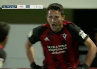 El Mirandés empata en el 93'