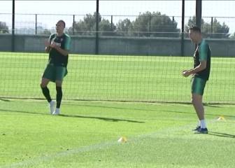 Cristiano a bundle of energy as Portugal train for Euro qualifier