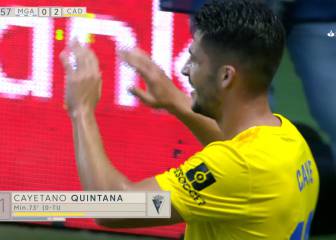 El Cádiz sigue en estado de gracia y hunde al Málaga