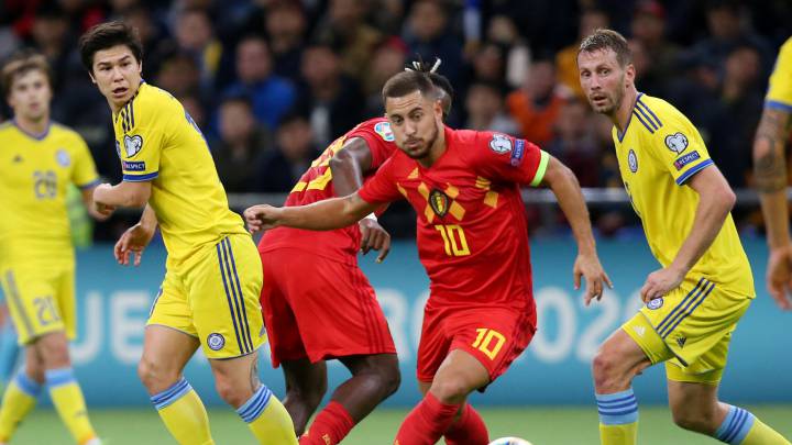 Kazajistán - Bélgica en directo: fase clasificatoria de la Eurocopa 2020, en vivo