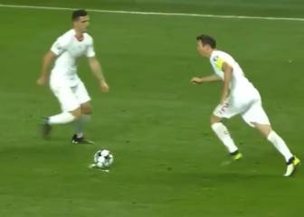 ¿Triple amague en un tiro libre?: la jugada de Suiza que no resultó