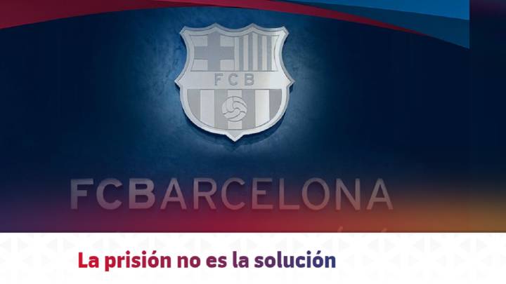 Barcelona respond to Supreme Court: 'Prison is not the solution'