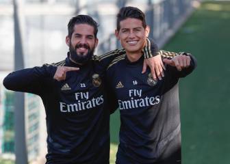 Isco and James renew duel for a place in Zidane's midfield