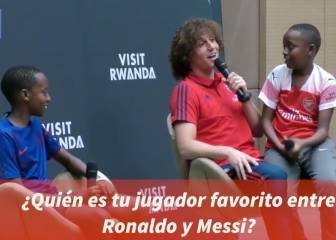 El niño ruandés que saca a David Luiz la gran respuesta de siempre a la pregunta Cristiano o Messi