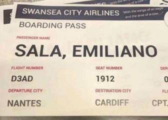 La afición del Swansea se mofa del Cardiff y de Emiliano Sala