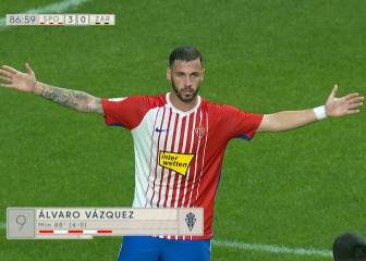 El Sporting aplasta al Zaragoza en el Molinón