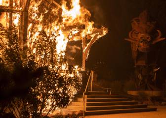 Los incendios en Los Angeles por los que LeBron ha sido evacuado