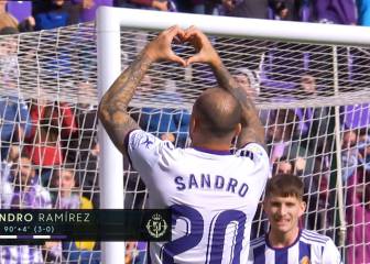 Pucela es una fiesta el día que Sandro se reencuentra con el gol