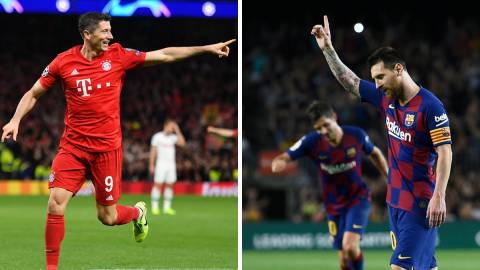 Lewandowski aprieta a Messi en la lucha por acabar máximo goleador de 2019
