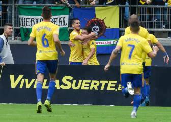 El Cádiz sólo ha ido perdiendo durante 59 de 1.260 minutos