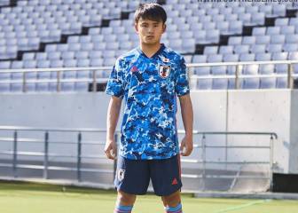 Takefusa Kubo models new Japan national team kit