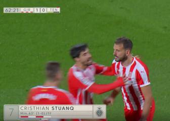 Stuani firma el triunfo tras recuperar la eficacia en el penalti