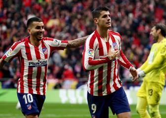 Correa y Morata salvan un triunfo esforzado del Atleti ante el Espanyol