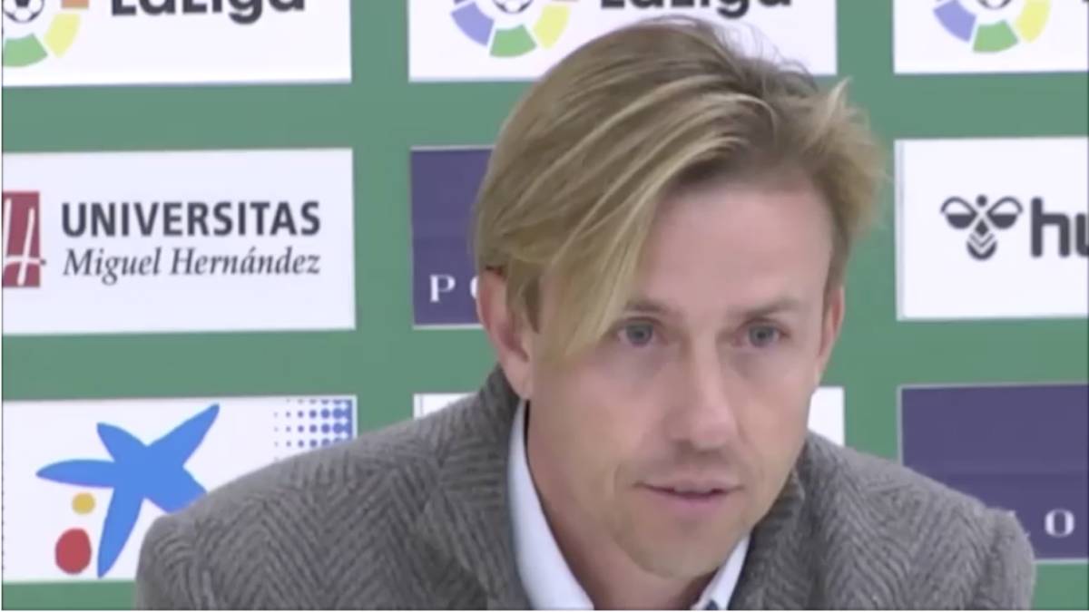 El mensaje muy directo de Guti a sus jugadores tras no ganar al Elche - AS