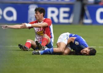 Oviedo y Sporting empatan en un igualado derbi asturiano