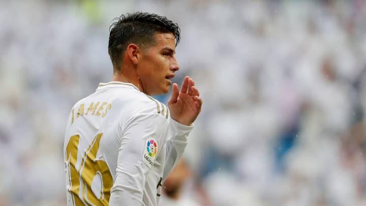 Real Madrid: James to miss six weeks with knee injury