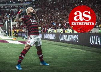 Gabigol, antes de la final con River: 