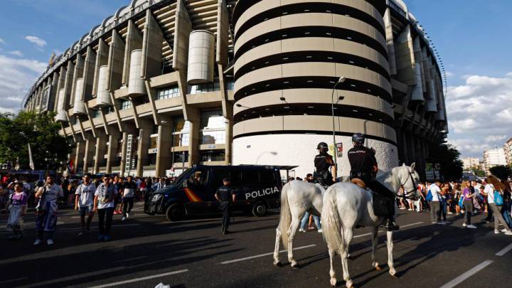 Unos 1.600 efectivos velarán por la seguridad del Madrid-PSG