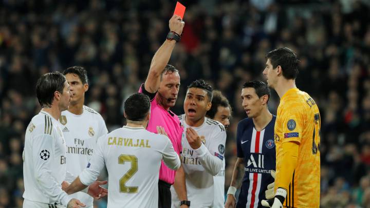 Real Madrid-PSG: Cesc Fabregas aghast at VAR penalty overturn