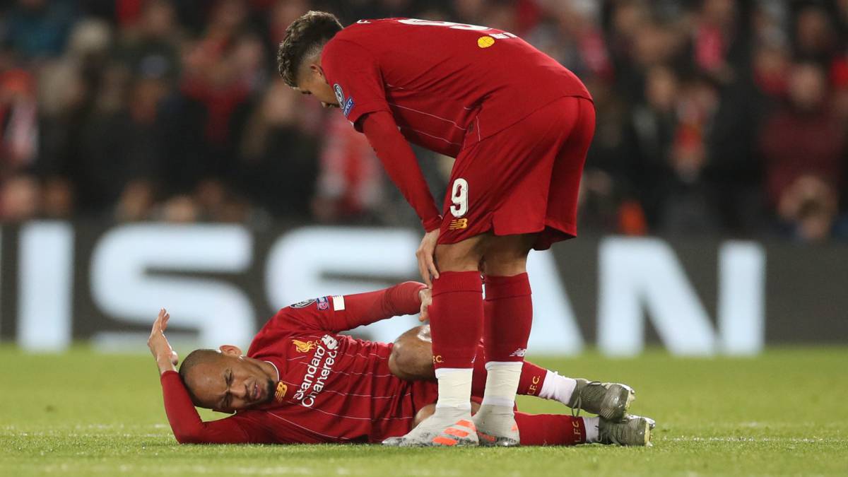 Fabinho, baja hasta enero de 2020