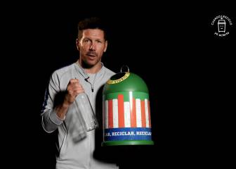 Simeone anima a reciclar vidrio contra el cambio climático