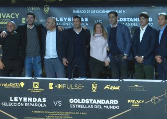 Grandes leyendas del fútbol juntas en el Wanda por FUNDELA