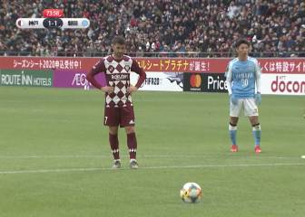 El 'Guaje' se despidió a lo grande: el último gol de Villa en Japón